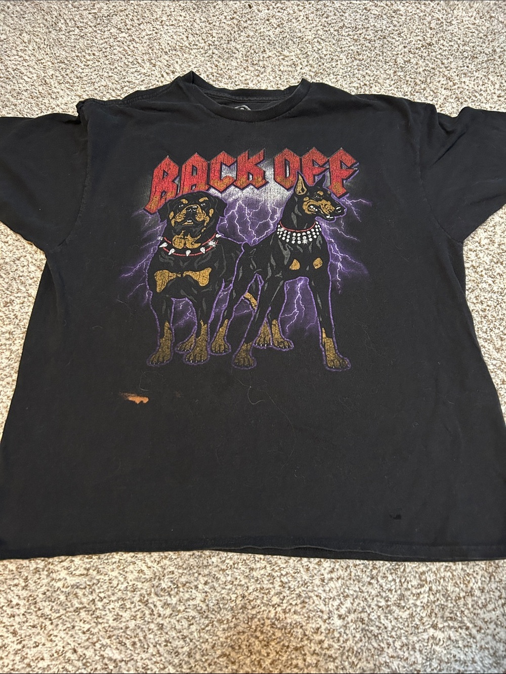 Vintage AC/DC 'Back Off' Short Sleeve Tee